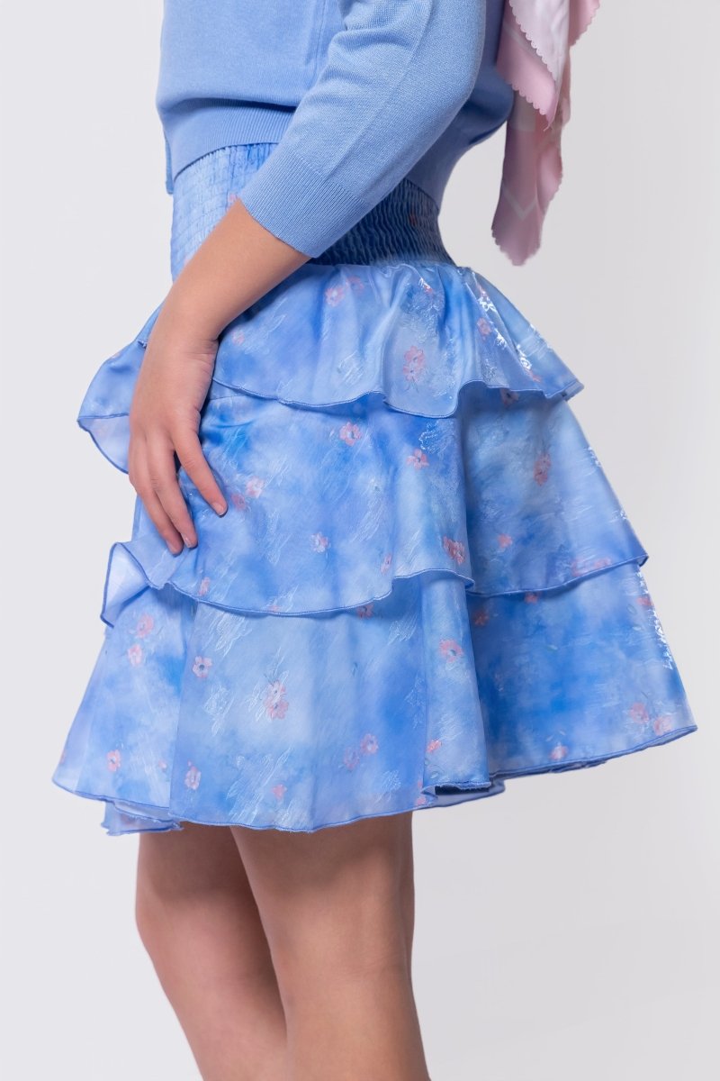 Ana Skirt (Blue Ground) - Glamourous Grace