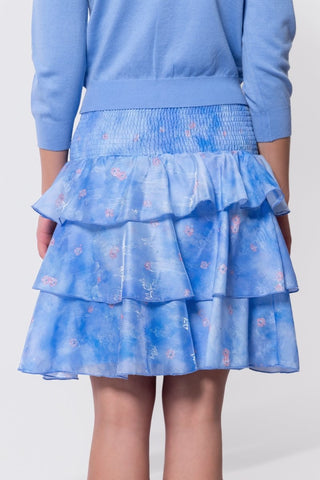 Ana Skirt (Blue Ground)