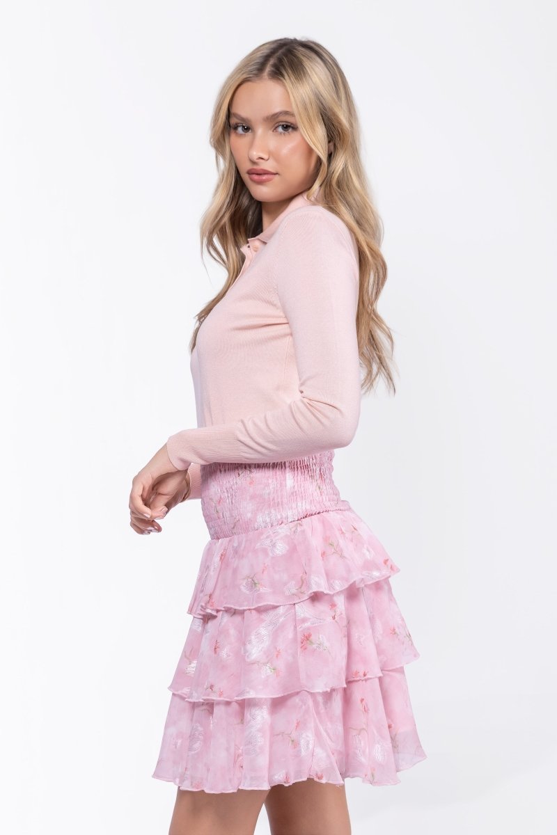 Ana Skirt (Light Pink) - Glamourous Grace