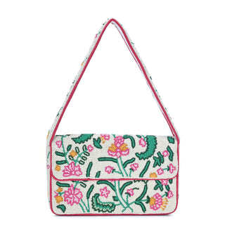 Anaya Beaded Snap Shoulder Bag