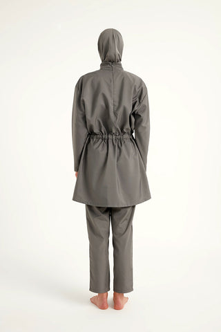 Andalus Full Coverage Burkini Set with Front Ruching A2502-4 - Glamourous Grace