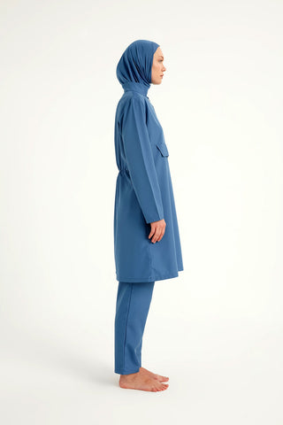 Andalus Indigo Full Coverage Burkini Set for Women A2503-6 - Glamourous Grace