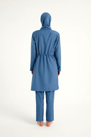 Andalus Indigo Full Coverage Burkini Set for Women A2503-6 - Glamourous Grace