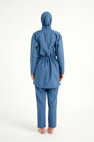 Andalus Full Coverage Burkini Set with Front Ruching A2502-6