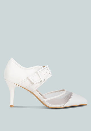 Aneri Buckle Detail Pump Sandals - Glamourous Grace