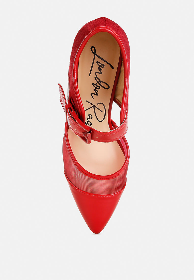 Aneri Buckle Detail Pump Sandals - Glamourous Grace