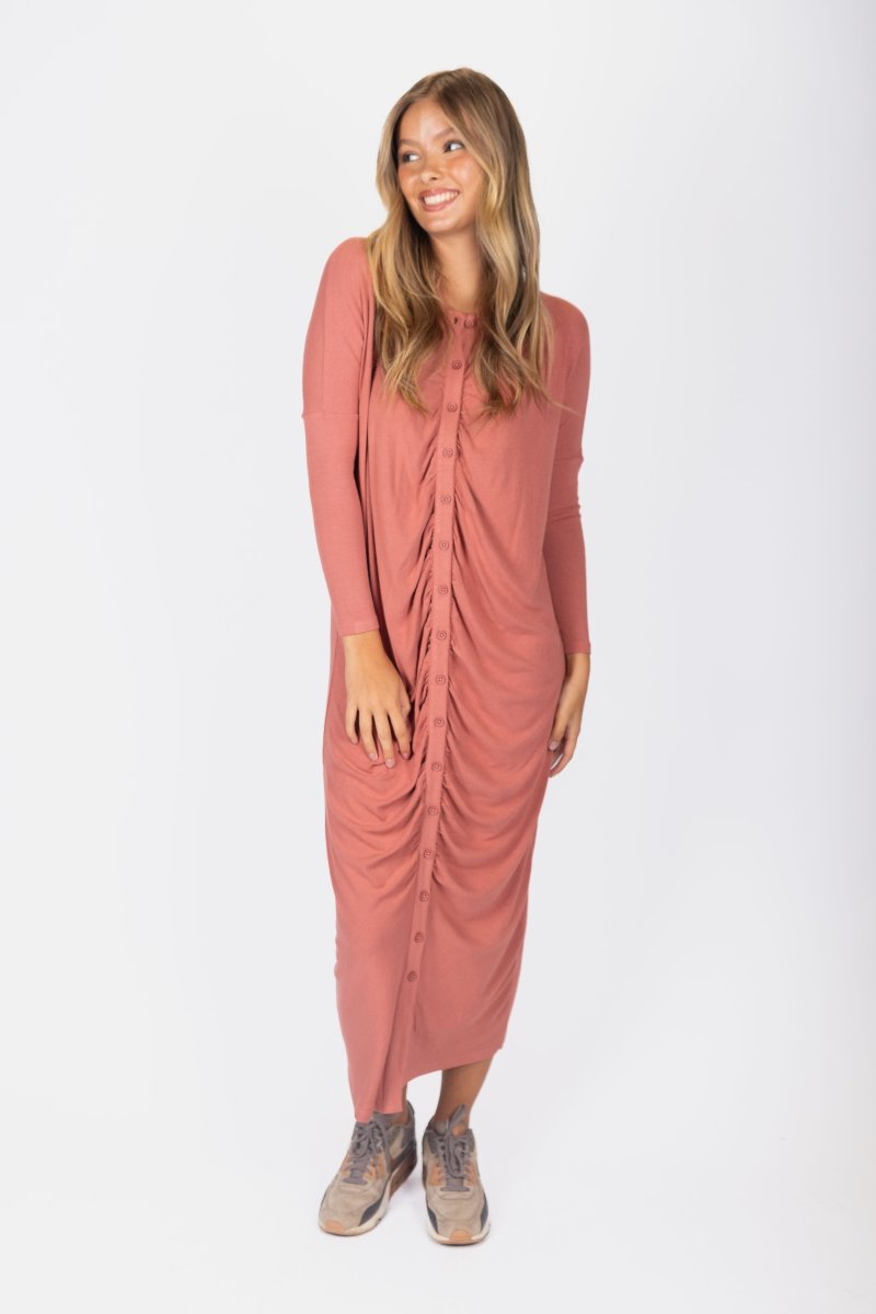 Angie Dress (Rust) - Glamourous Grace