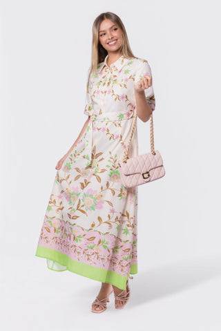 Anika Dress (Ivory Flower)