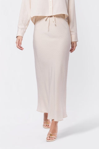Anita Skirt (Khaki Stripe)