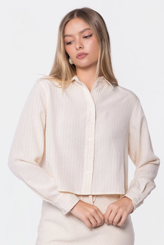 Anita Top (Khaki Stripe)