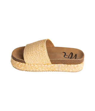 Anna Sandals in Natural - Glamourous Grace