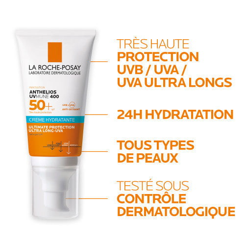 La Roche-Posay Anthelios UVMUNE 400 Moisturizing Cream SPF 50+