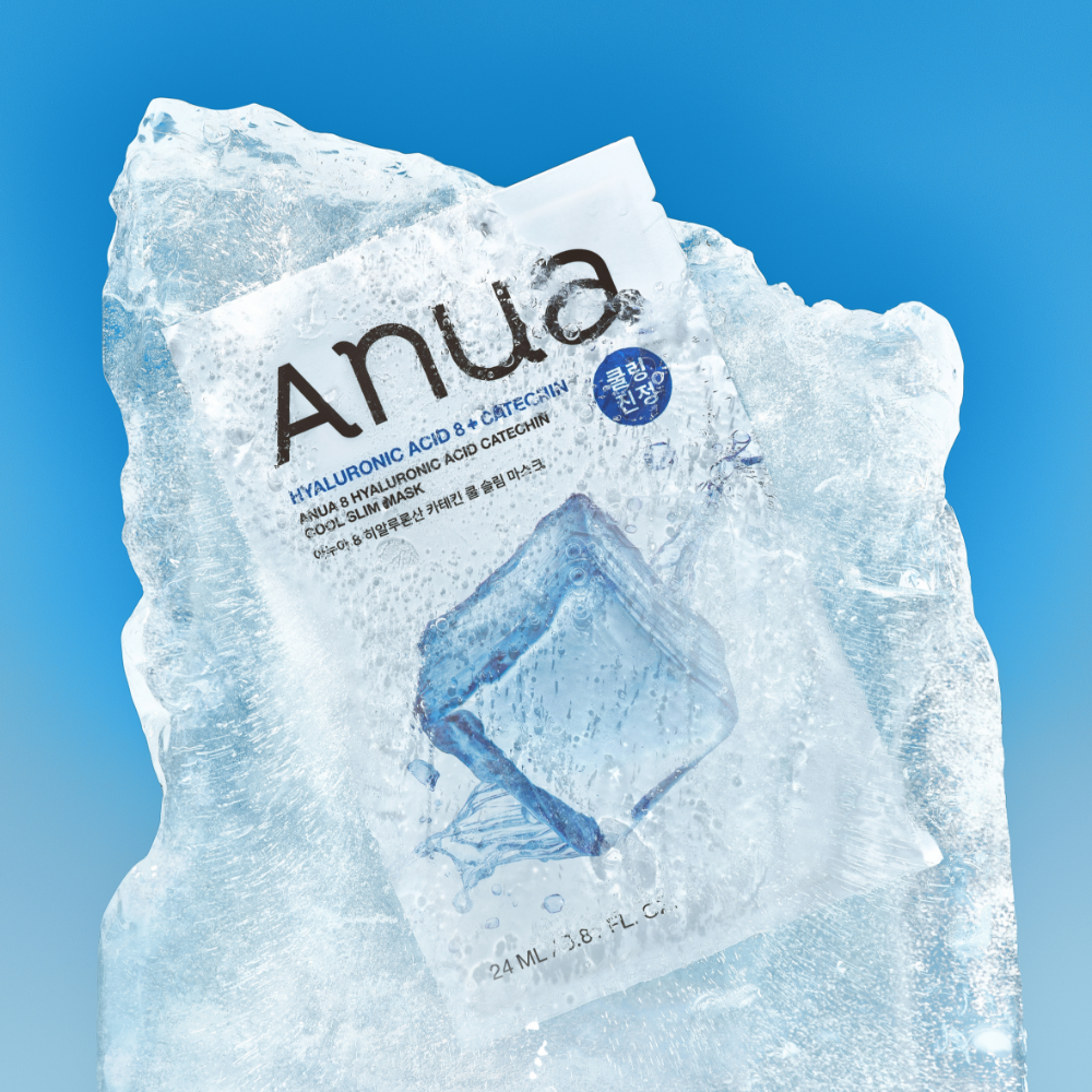 Anua 8 Hyaluronic Acid Catechin Cool Slim Mask Sheet 24ml X 10ea - Glamourous Grace