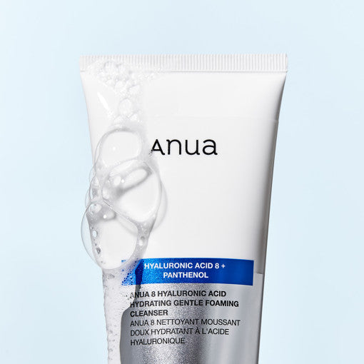 Anua 8 Hyaluronic Acid Hydrating Gentle Foaming Cleanser 150ml - Glamourous Grace