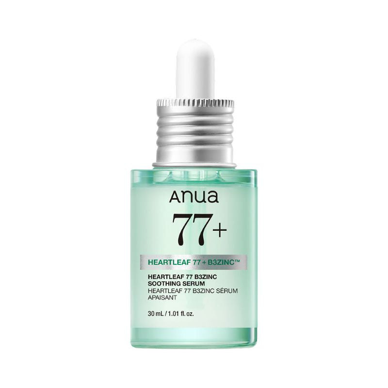 Anua Heartleaf 77 B3Zinc Soothing Serum 30ml - Glamourous Grace
