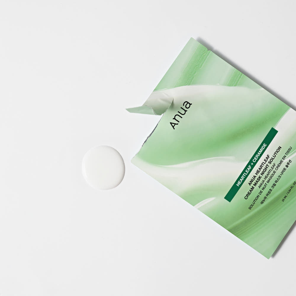 Anua Heartleaf Cream Mask Night Solution 25ml X 10ea - Glamourous Grace