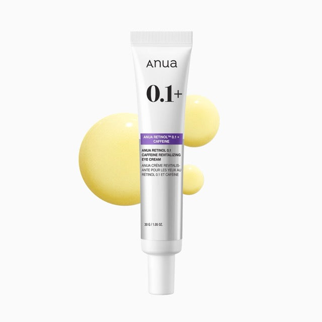 Anua Retinol 0.1 Caffeine Revitalizing Eye Cream 30g - Glamourous Grace