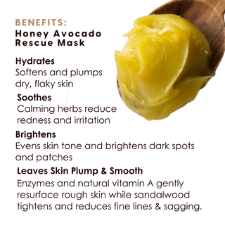 Honey Avocado Rescue Mask