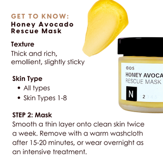 Honey Avocado Rescue Mask