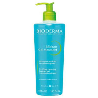 Bioderma Sebium Foaming Gel Cleanser 500ml - Deep Cleansing for Combination & Oily Skin - Glamourous Grace