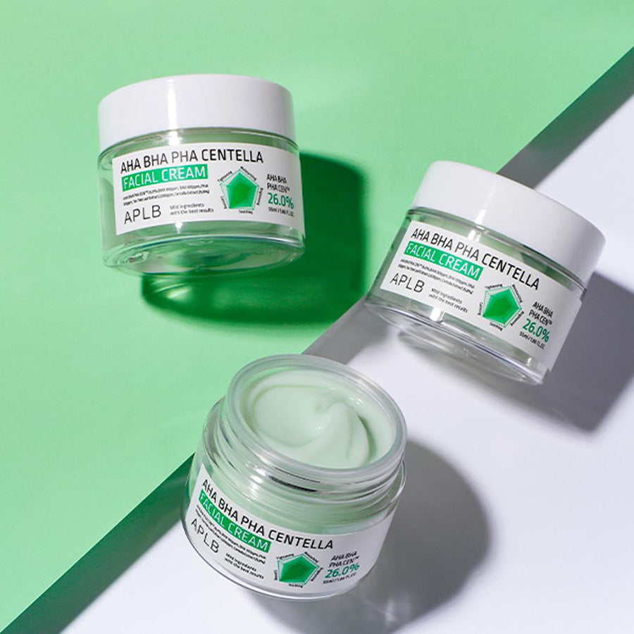 APLB AHA BHA PHA Centella Facial Cream 55ml - Glamourous Grace