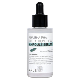APLB AHA BHA PHA Glutathione Cica Ampoule Serum 50ml