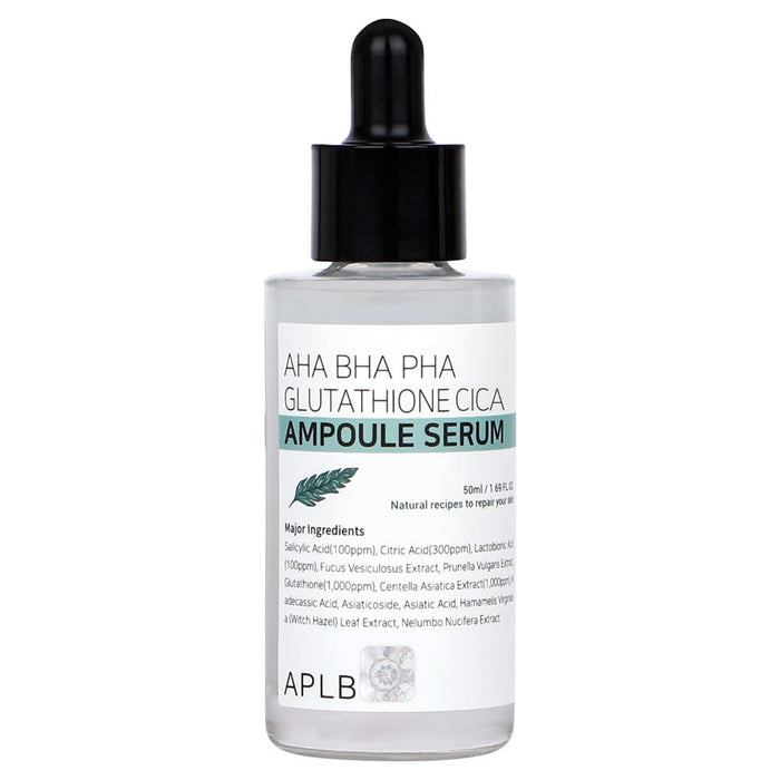 APLB AHA BHA PHA Glutathione Cica Ampoule Serum 50ml - Glamourous Grace