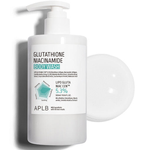 APLB Glutathione Niacinamide Body Wash 300ml - Glamourous Grace
