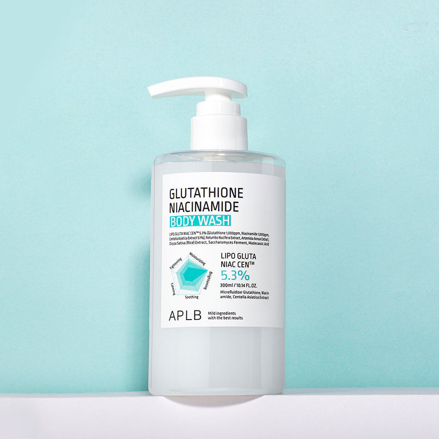 APLB Glutathione Niacinamide Body Wash 300ml - Glamourous Grace