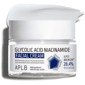 APLB Glycolic Acid Niacinamide Facial Cream 55ml - Glamourous Grace