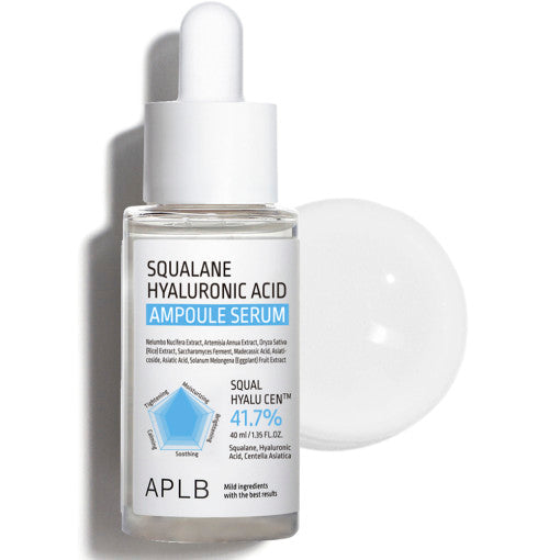 APLB Squalane Hyaluronic Acid Ampoule Serum 40ml - Glamourous Grace