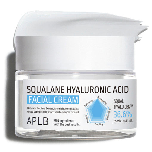 APLB Squalane Hyaluronic Acid Facial Cream 55ml - Glamourous Grace