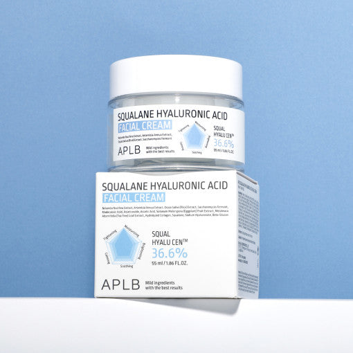 APLB Squalane Hyaluronic Acid Facial Cream 55ml - Glamourous Grace