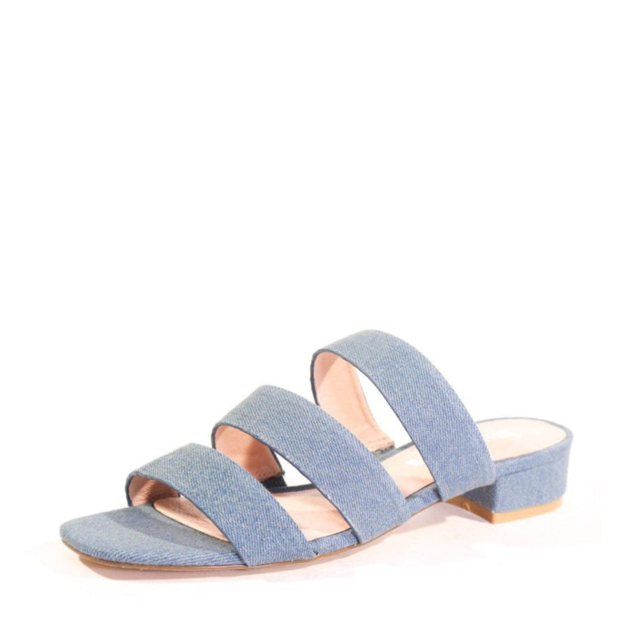 April Denim Sandal Mules - Glamourous Grace