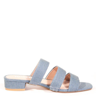 April Denim Sandal Mules - Glamourous Grace
