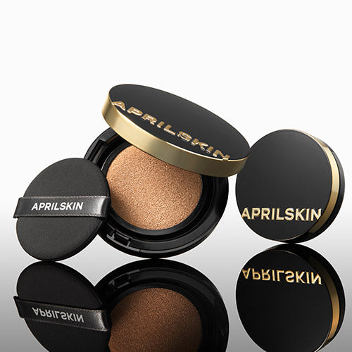 APRILSKIN Magic Snow Cushion SPF50+ PA+++ Set 15g+15g(Refill) - Glamourous Grace