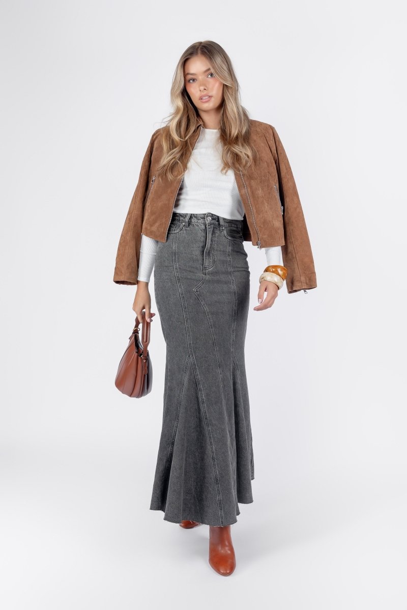 Arden Skirt (Black) - Glamourous Grace