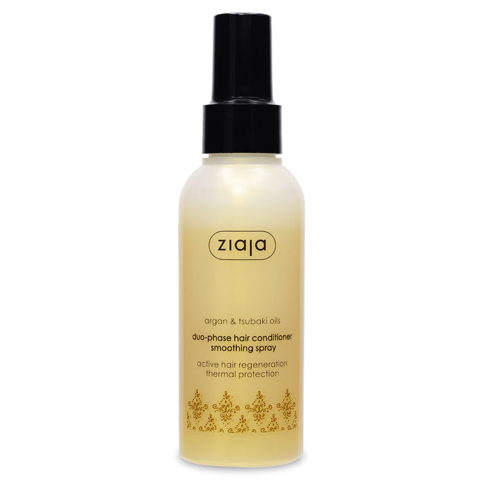 Argan & Tsubaki Oils duo-phase smoothing spray hair conditioner - Glamourous Grace