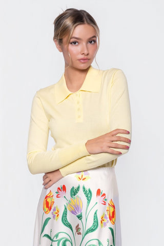 Aria Top (Butter Yellow)