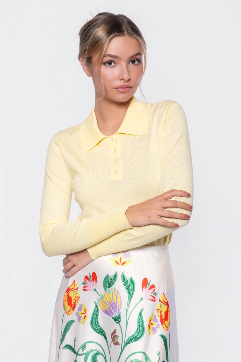 Aria Top (Butter Yellow)