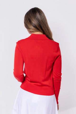 Aria Top (Red Pink)