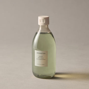 AROMATICA Inspirit Body Wash Basil & Bergamot 300ml - Glamourous Grace