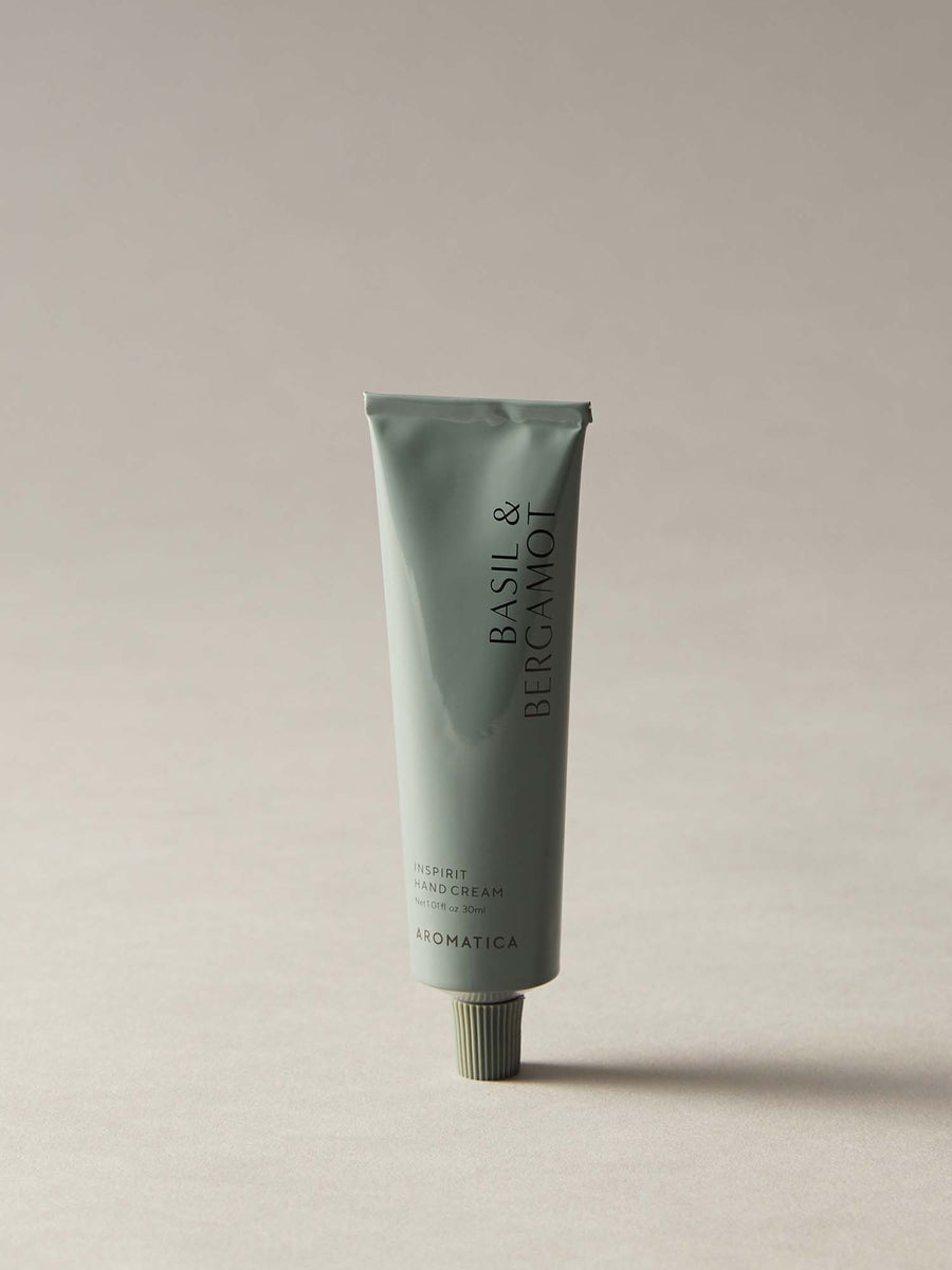 AROMATICA INSPIRIT HAND CREAM BASIL & BERGAMOT 30ml