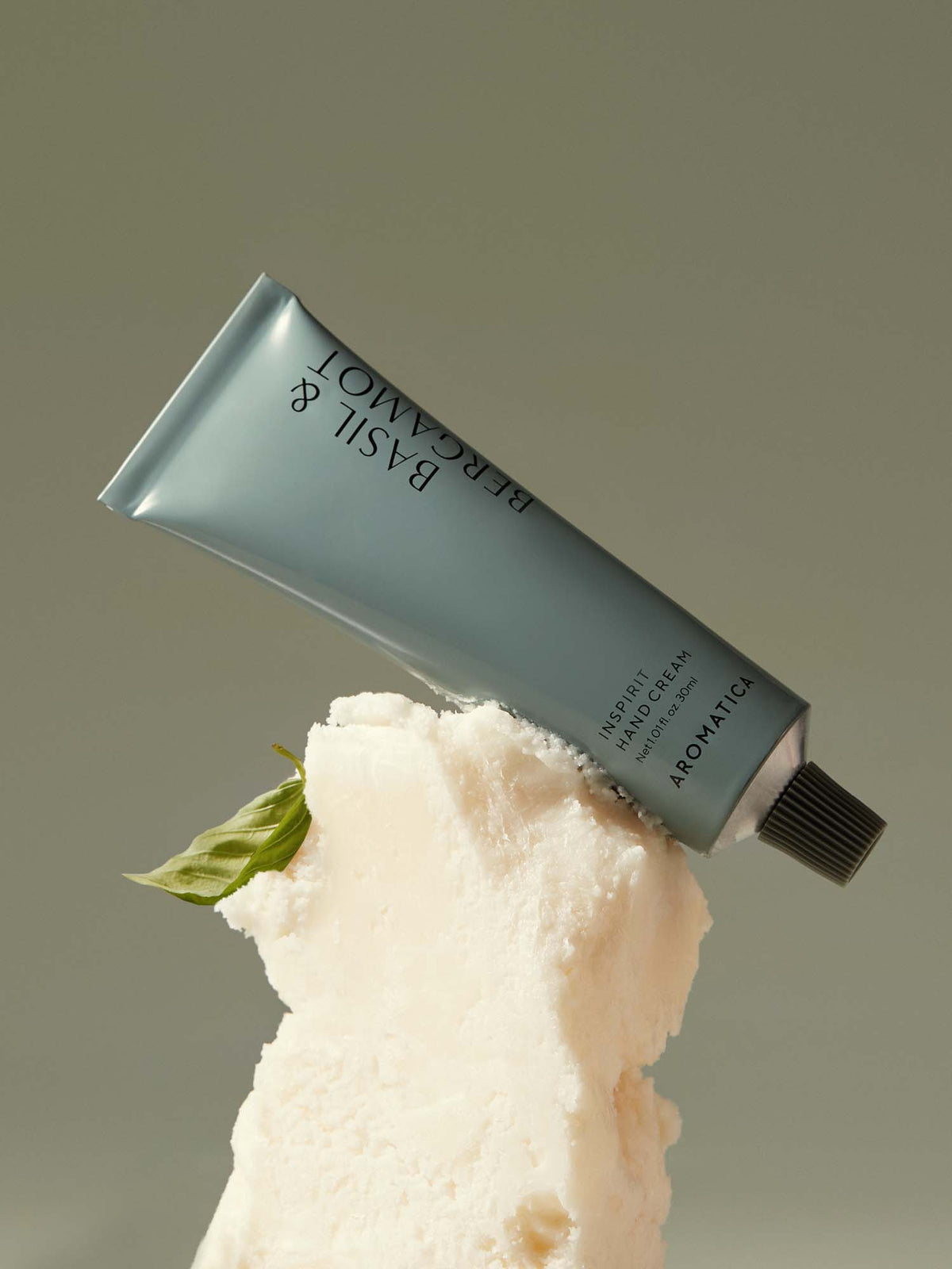 AROMATICA INSPIRIT HAND CREAM BASIL & BERGAMOT 30ml - Glamourous Grace
