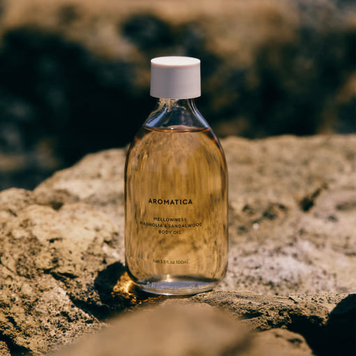 AROMATICA Mellowness Magnolia & Sandalwood Body Oil 100ml - Glamourous Grace