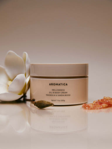 AROMATICA Mellowness Oil In Body Cream Magnolia & Sandanwood 200g - Glamourous Grace