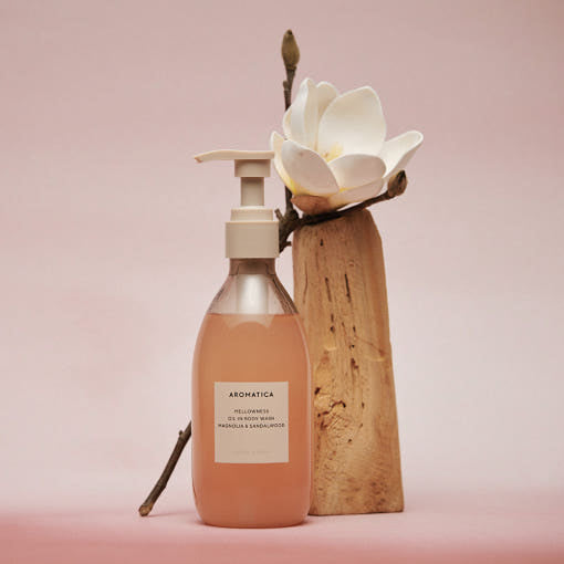 AROMATICA Mellowness Oil In Body Wash Magnolia & Sandalwood 290ml - Glamourous Grace
