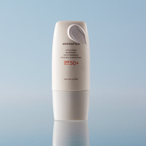AROMATICA Vitalizing Rosemary Moist Barrier Mineral Sunscreen SPF50+ PA++++ 50ml - Glamourous Grace