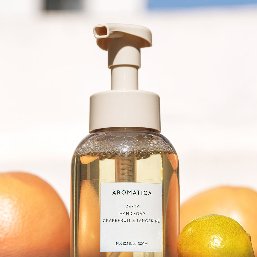 AROMATICA Zesty Hand Soap Grapefruit & Tangerine 300ml - Glamourous Grace