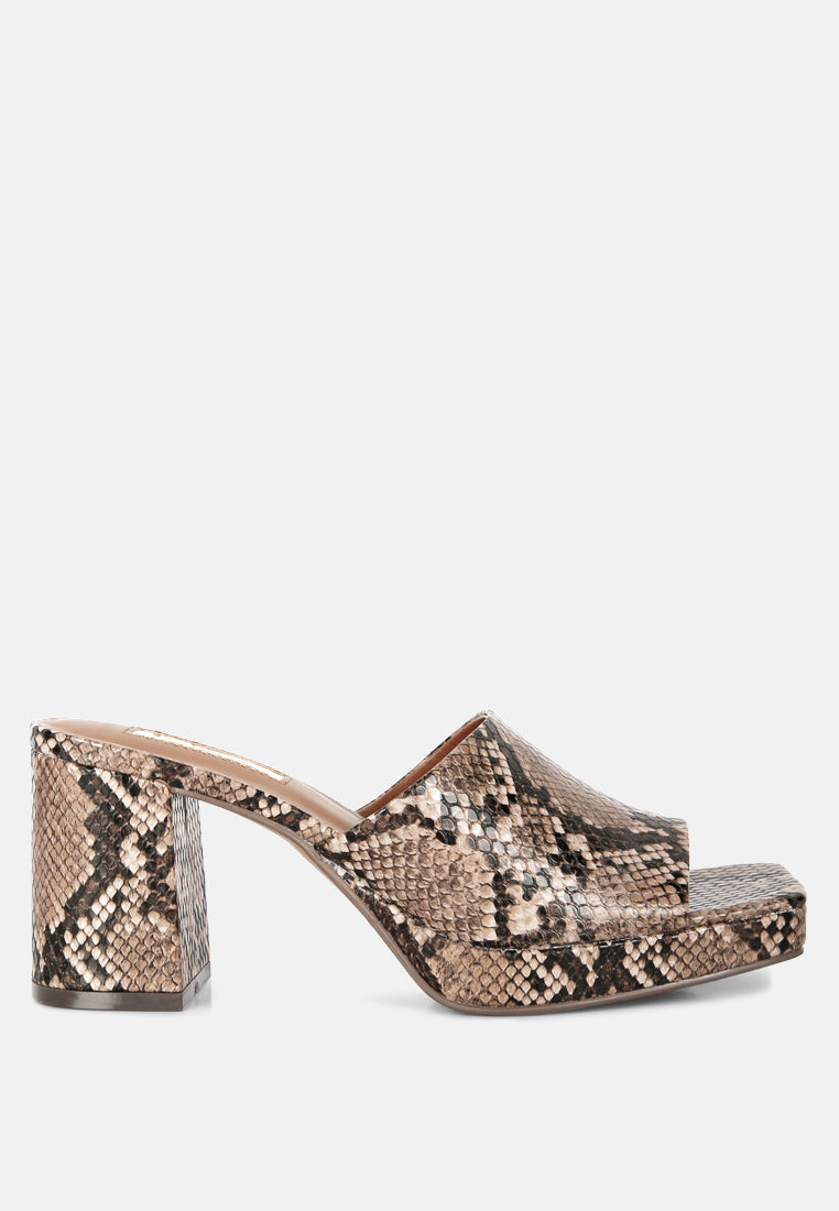 Artemisa Block Heel Slip On Sandals - Glamourous Grace